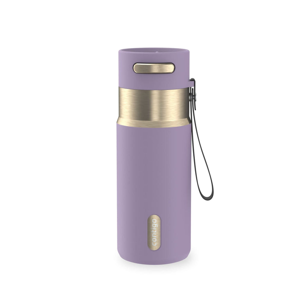Contigo AutoSeal 16 oz Leakproof Water Bottle with Carrying Strap C023G