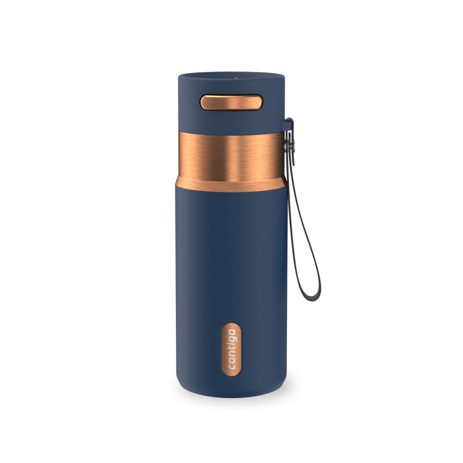 Contigo AutoSeal 16 oz Leakproof Water Bottle with Carrying Strap C023G