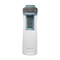 Contigo Clybourn Plastic FreeFlow Filter Water Bottle with AUTOSEAL Lid 24 oz., Salt, with Replacable Filter C012G