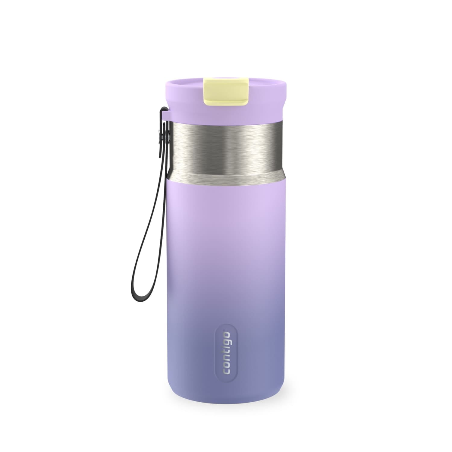 Contigo DualSip 16 oz Compact Leakproof Insulated Water Bottle with 2-Way Lid C049A