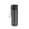 Contigo DualSip Leakproof Plastic Reusable Water Bottle with Carrying Strap, Black/Clear, 24 oz C047G