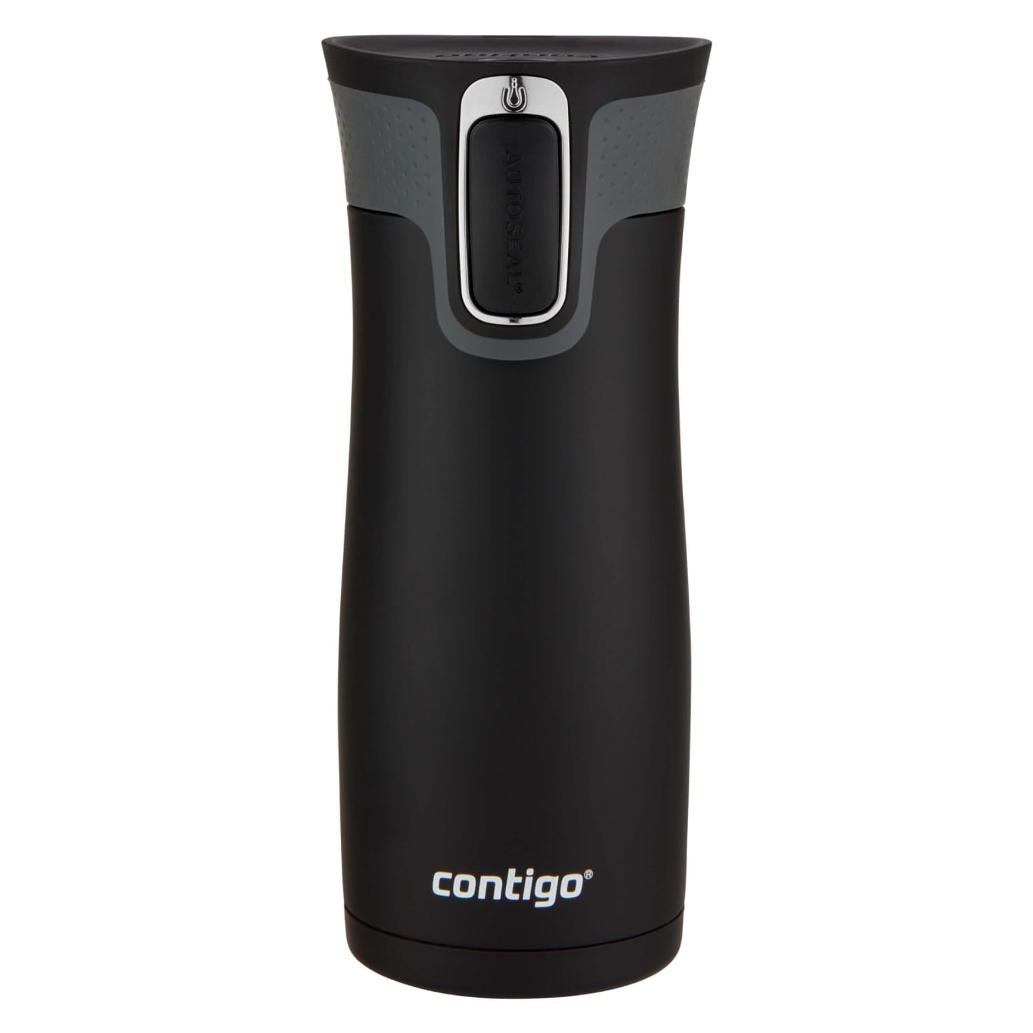 Contigo AUTOSEAL West Loop 2.0 Travel Mug, 16 oz., Stainless Steel with Black Button C098V