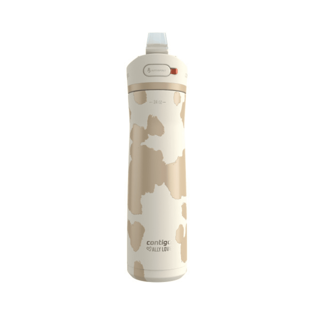 Contigo x Ally Love Ashland Chill 2.0 Stainless Steel Water Bottle with Autospout Lid, 24 oz, Oatmilk C092K