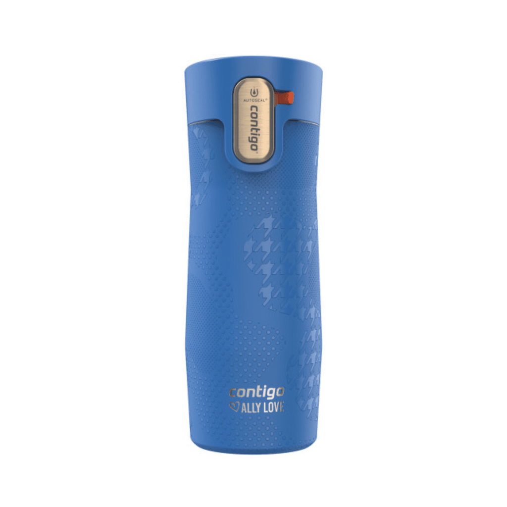 Contigo x Ally Love Autoseal West Loop Vacuum-Insulated Stainless Steel Travel Mug with Easy-Clean Lid, 16 oz, Stellar Jay C028V