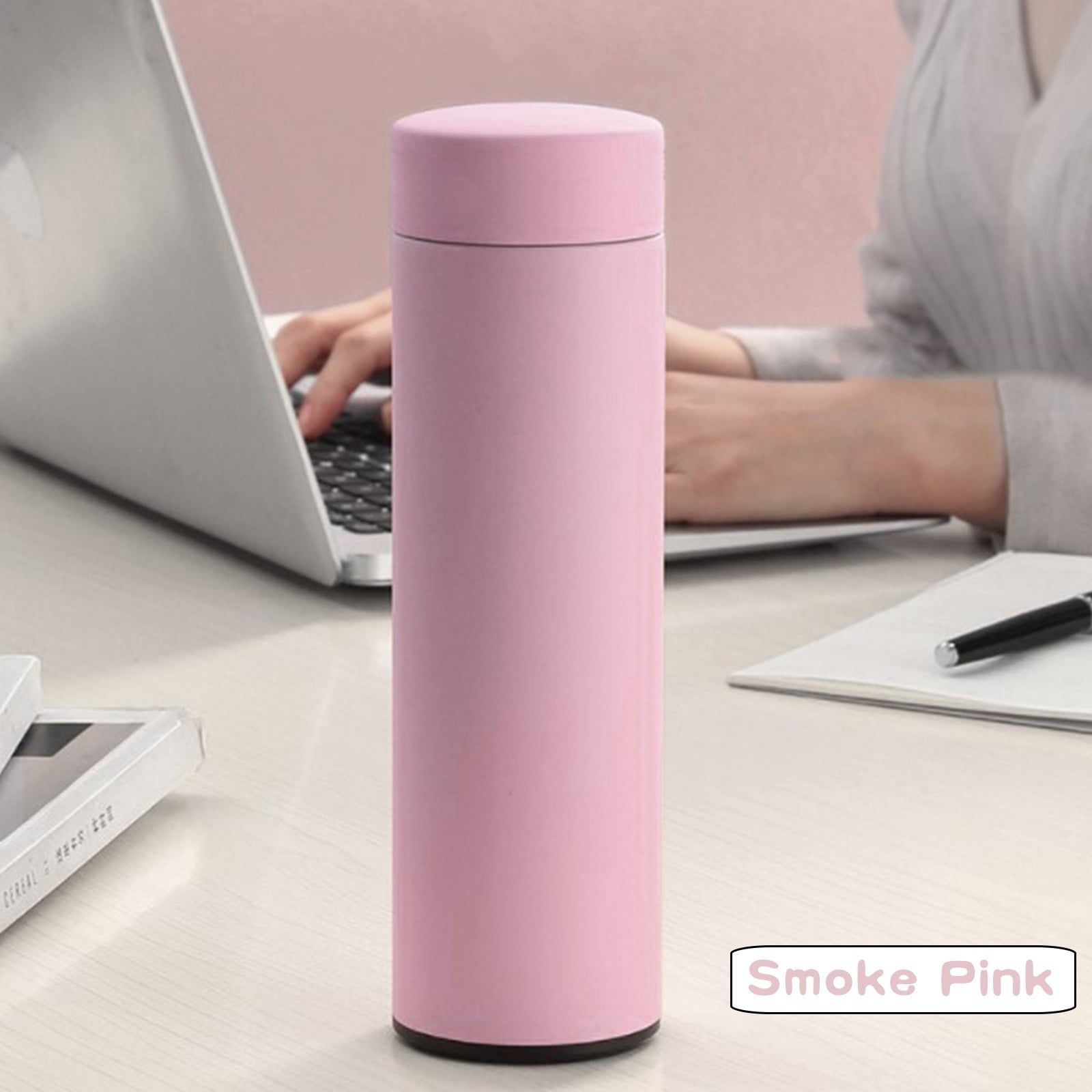 Stainless Steel Insulation Cup Cute Mini Portable Children Student Water Bottle Coffee Travel Mug LED Temperature Display Double Walled Vacuum Long Lasting Insulation C054Q