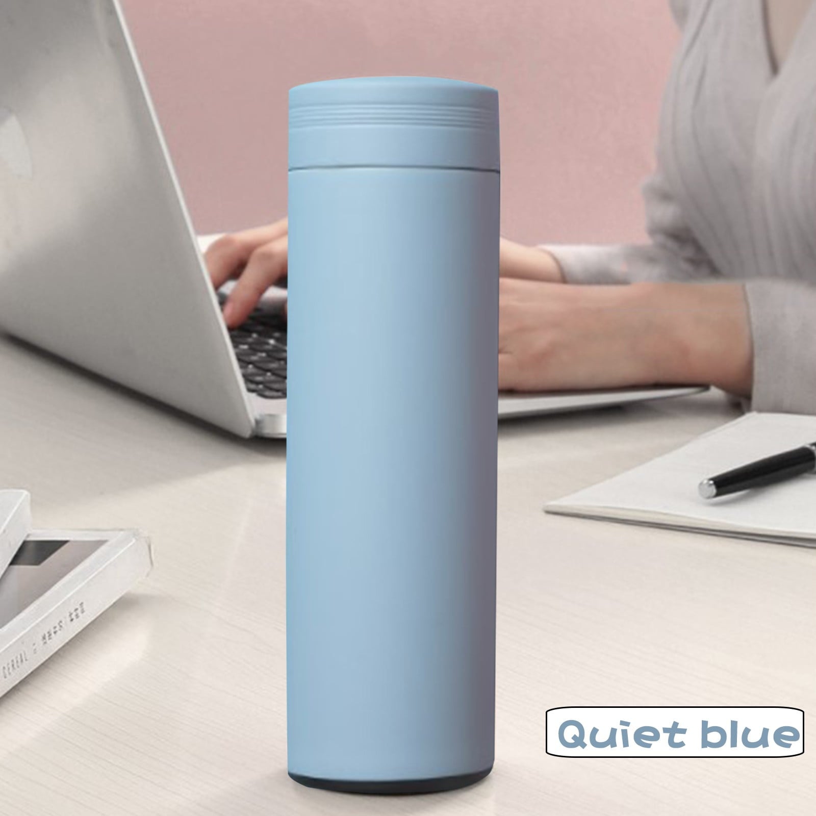 Stainless Steel Insulation Cup Cute Mini Portable Children Student Water Bottle Coffee Travel Mug LED Temperature Display Double Walled Vacuum Long Lasting Insulation C054Q
