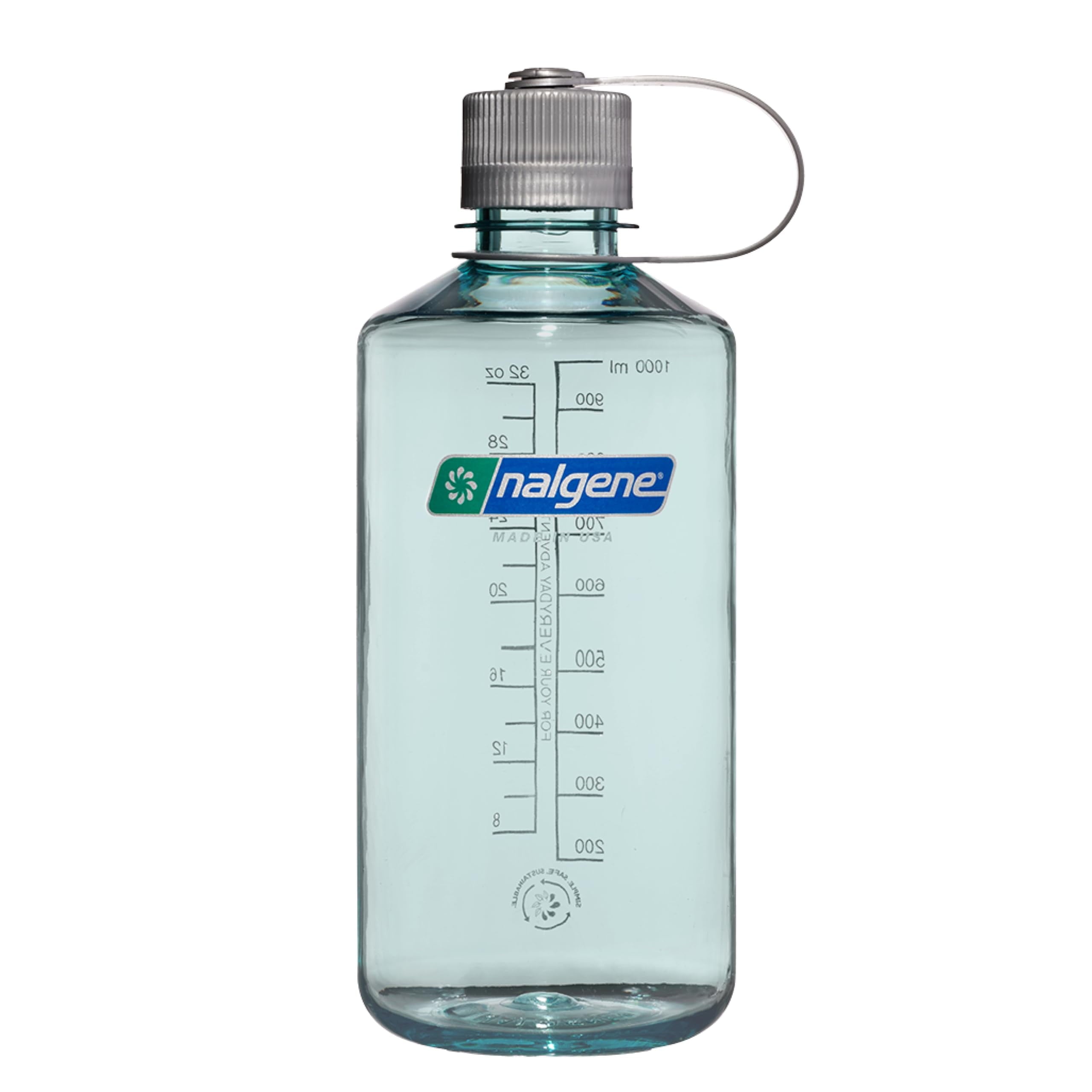 Nalgene Sustain 32 oz Narrow Mouth Plastic Water Bottle C138S