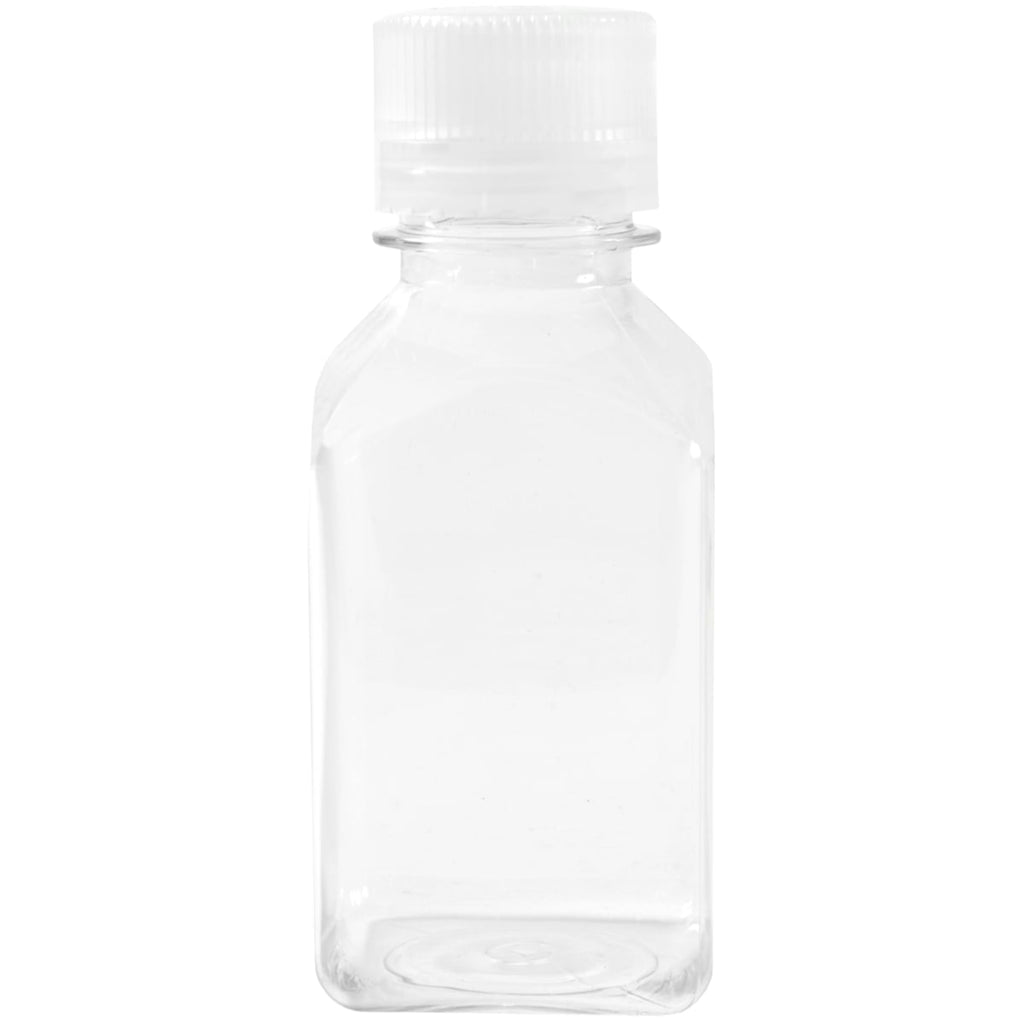Nalgene Transparent Lexan Polycarbonate Square Storage Bottle - 8 oz. - Clear C184P