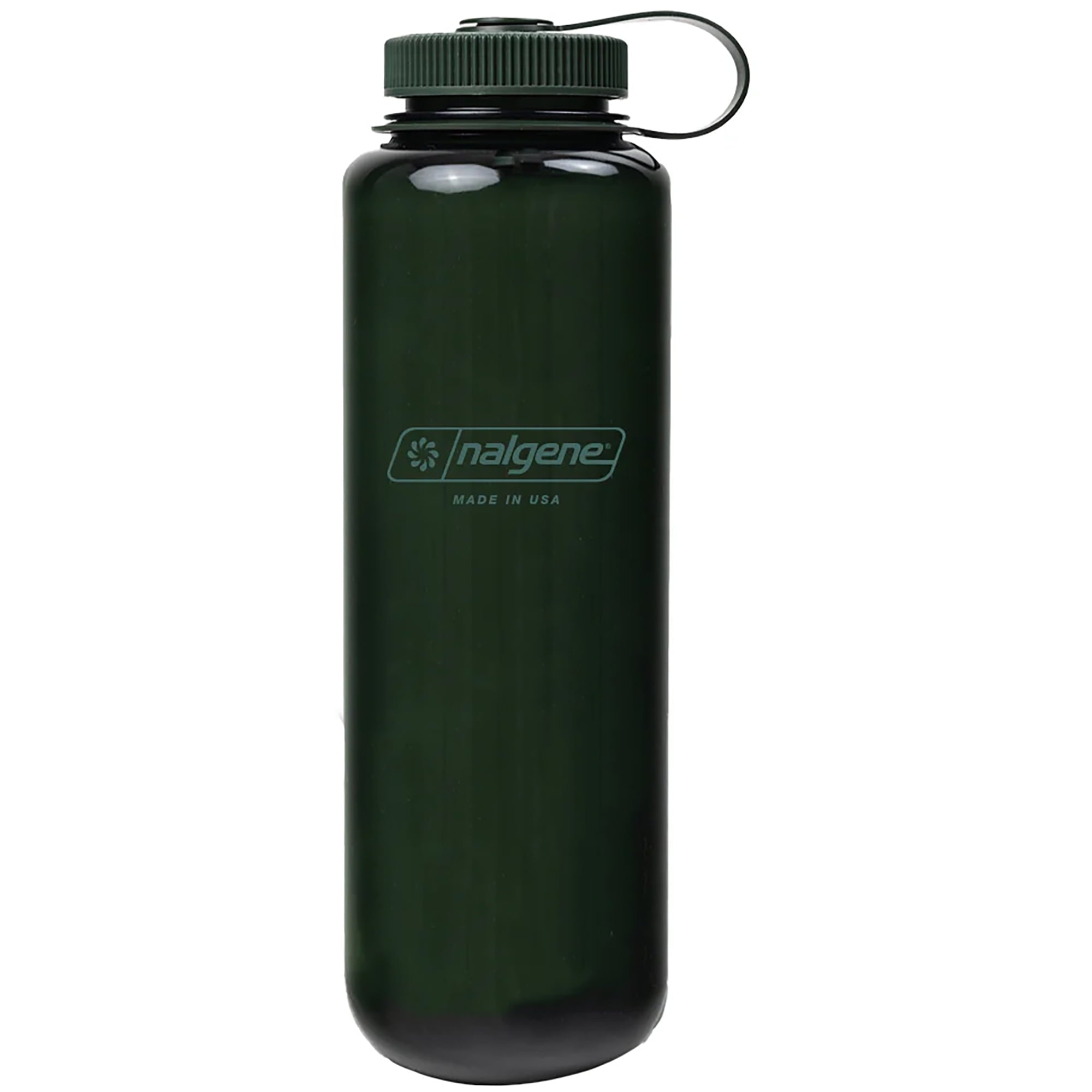 Nalgene Sustain Tritan BPA-Free Water Bottle Made with Material Derived from 50% Plastic Waste (using ISCC certified mass balance), 48 OZ, Wide Mouth, Blue C147M