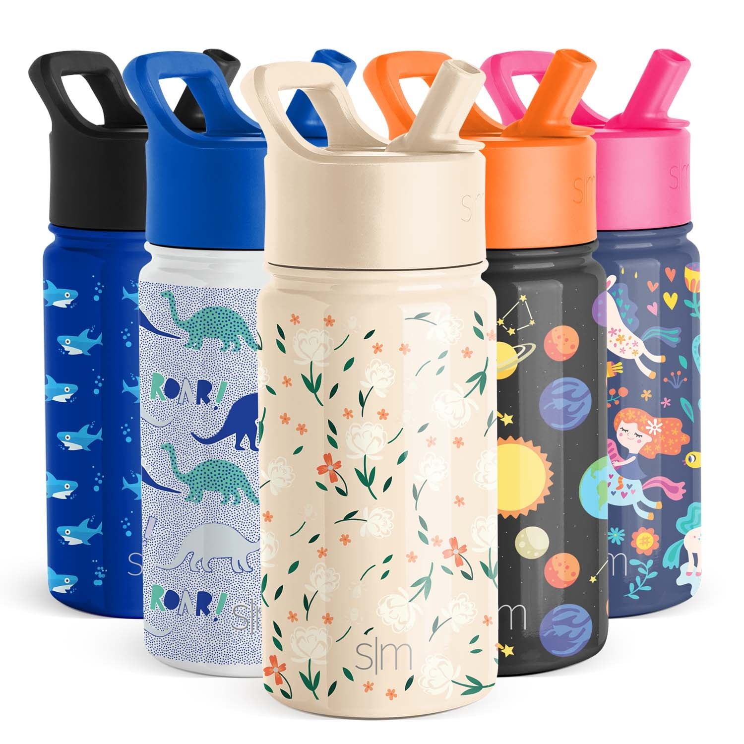 Simple Modern Summit Water Bottle Straw Lid Vacuum Insulated Stainless Steel Bottle | 18 fl oz C425K