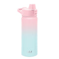Simple Modern 18 fl oz Insulated Stainless Steel Summit Water Bottle with Covered Silicone Straw Lid | Sweet Taffy C395T