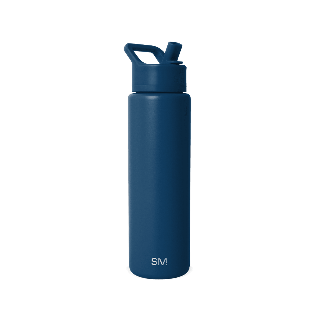 Simple Modern 30 fl oz Insulated Stainless Steel Summit Wide Mouth Water Bottle with Straw Lid | Slumberland C396Y