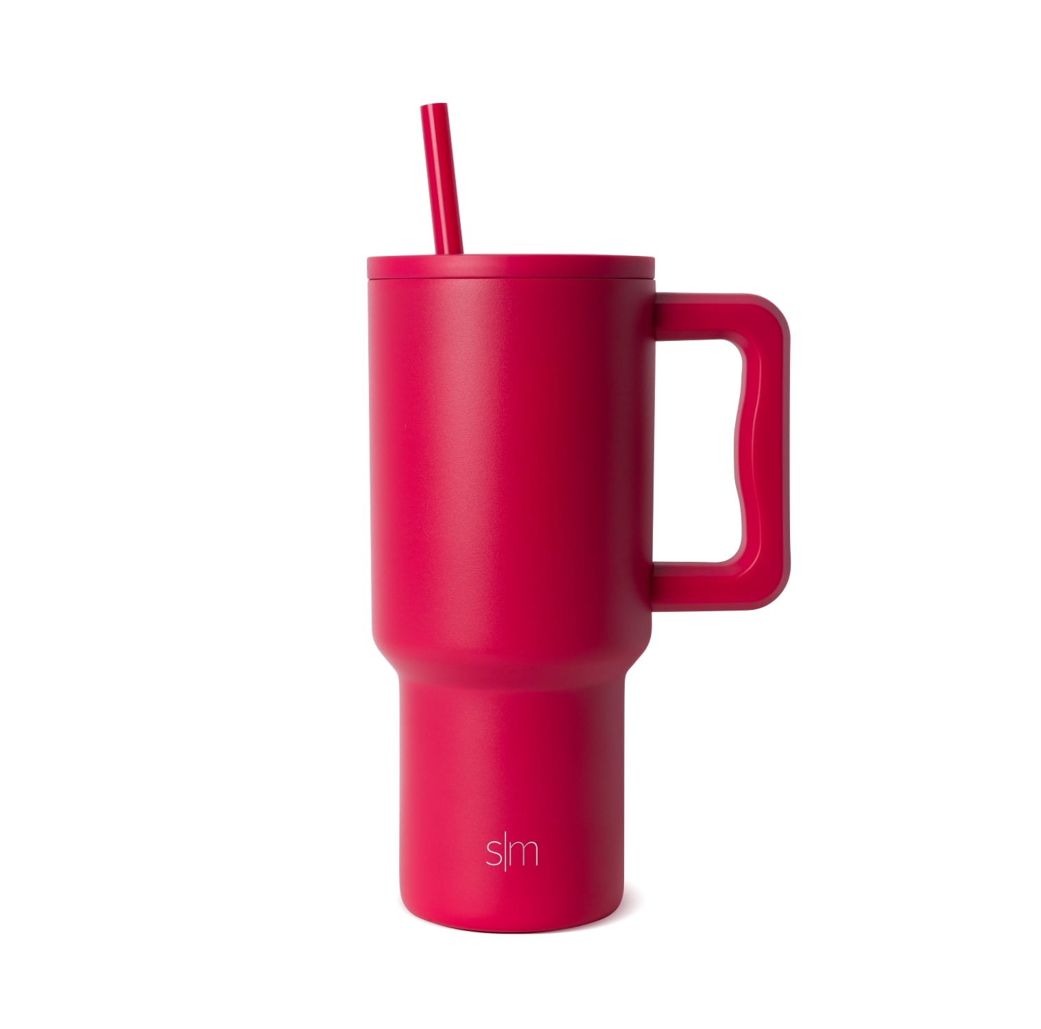 Simple Modern 30 fl oz Insulated Stainless Steel Trek Tumbler with Straw Lid | Seaglass Sage and Cream Checkmate C690P