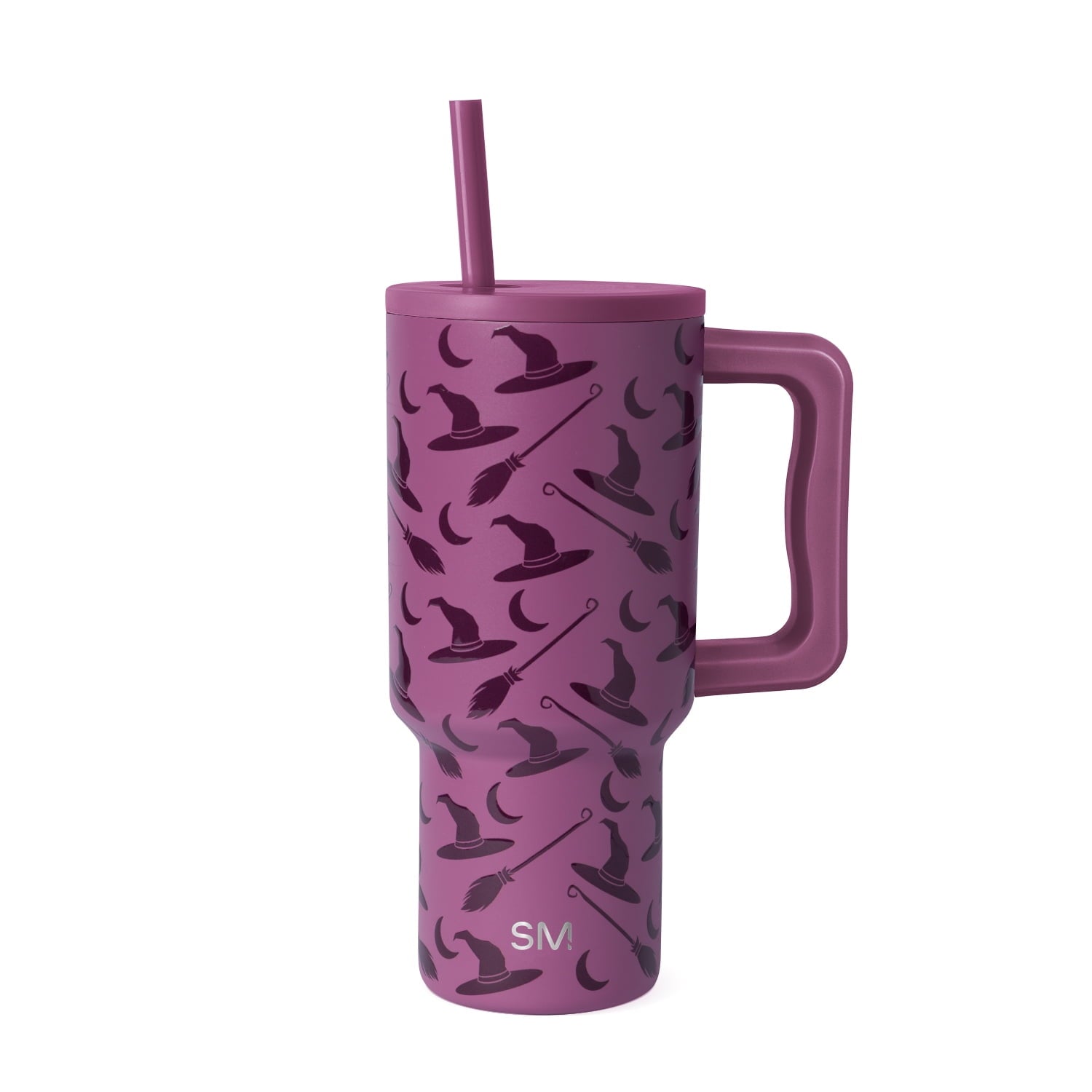 Simple Modern 30 fl oz Insulated Stainless Steel Trek Tumbler with Straw Lid | Seaglass Sage and Cream Checkmate C690P