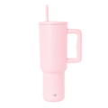 Simple Modern 40 fl oz Insulated Stainless Steel Trek Tumbler with Straw Lid | Blush C392Z