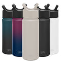 Simple Modern Summit Water Bottle Straw Lid Vacuum Insulated Stainless Steel Bottle | 18 fl oz C685H