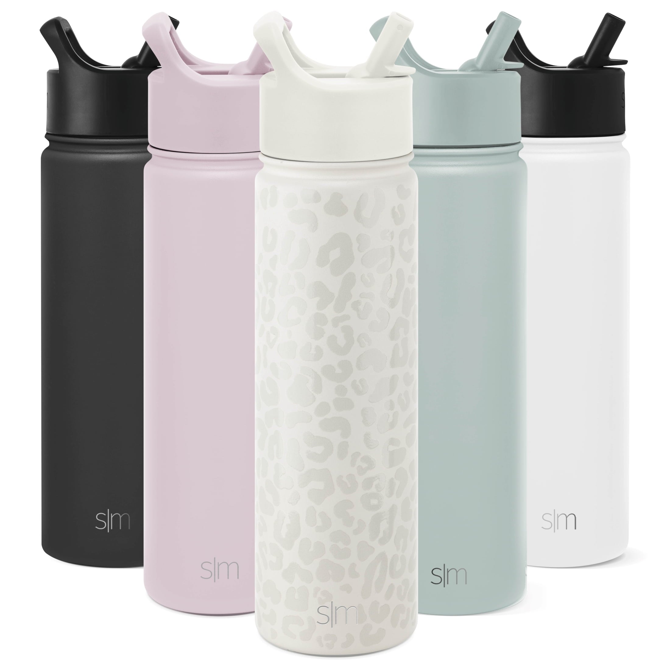 Simple Modern Summit Water Bottle Straw Lid Vacuum Insulated Stainless Steel Bottle | 22 fl oz C430Z